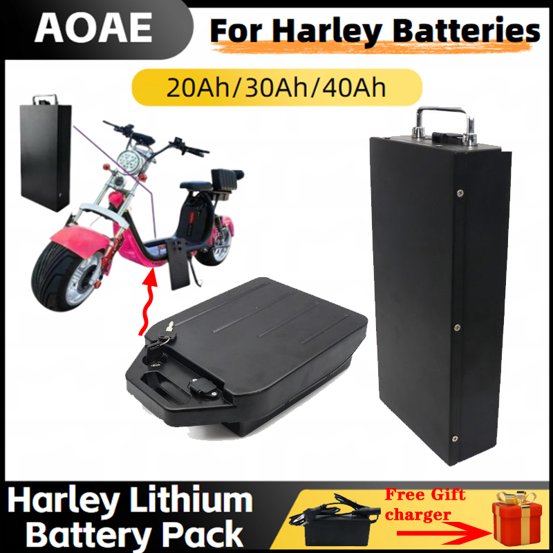 For 100% HarleyBattery 60V 20A - 60V 50Ah Electric Scooter Battery recension och pris