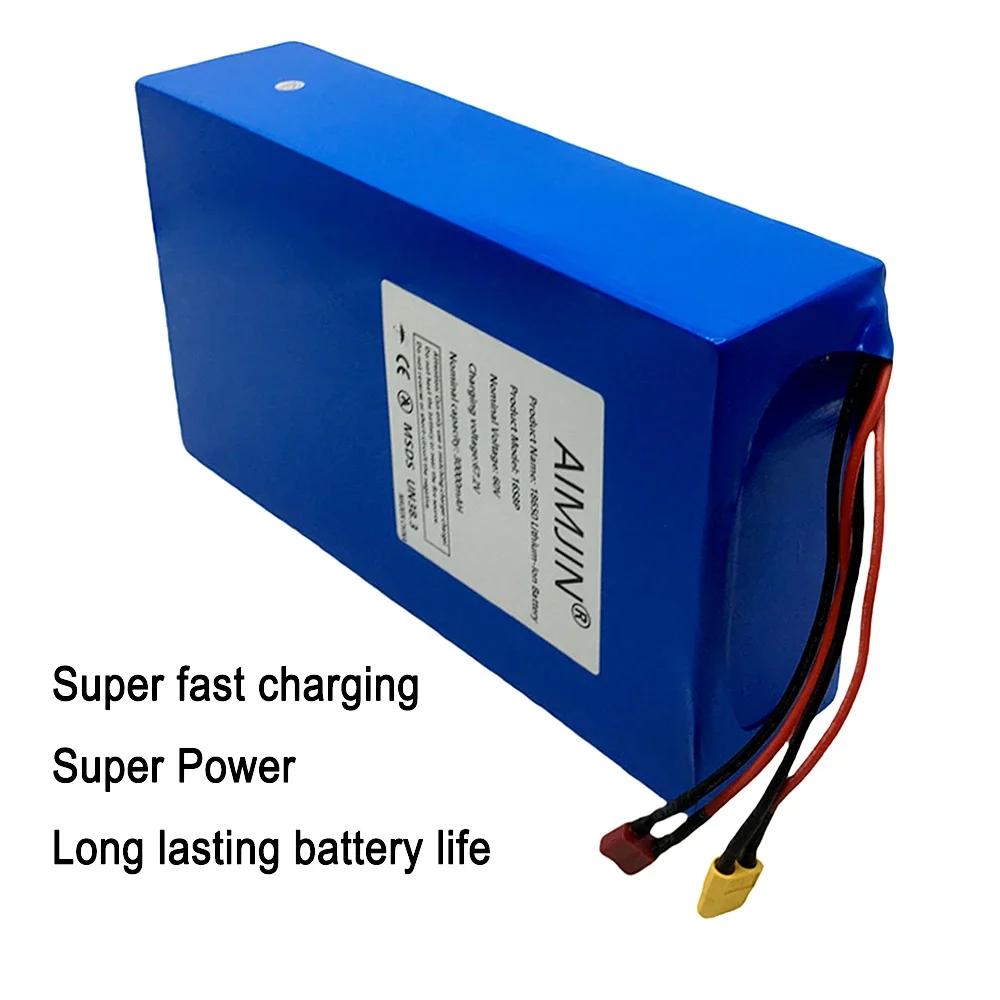 16S8p 1000-3000W Brand New Lit - 60V 50Ah Electric Scooter Battery recension och pris