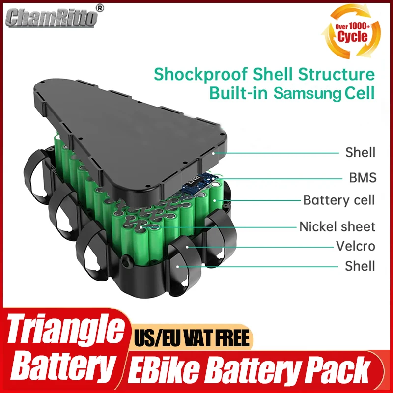 Electric Bicycle 60v 72v Trian - 72V 50Ah 21700 Lithium Battery recension och pris