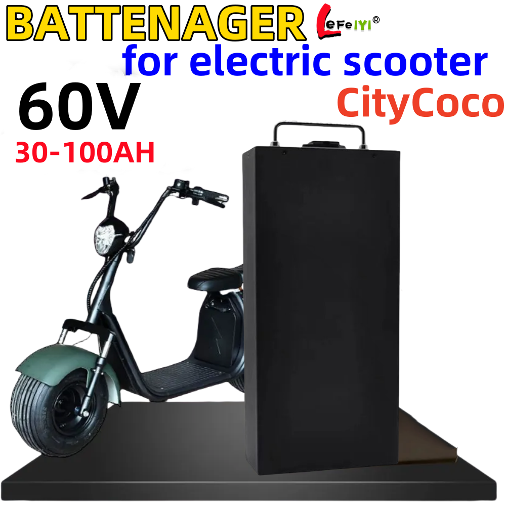 Harley Citycoco 60v 100Ah Elec - 60V 50Ah Electric Scooter Battery recension och pris