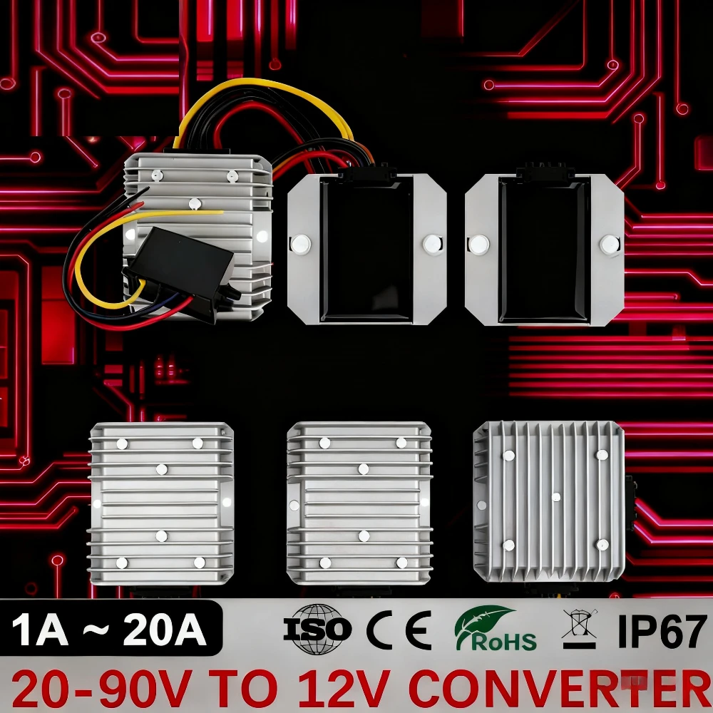 20-90V to 12V 5A 10A 15A 20A D - 72V 15A Fast Charger recension och pris