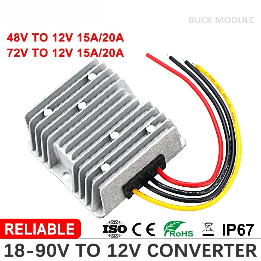 20-90V to 12V 5A 10A 15A 20A D - 72V 15A Fast Charger recension och pris