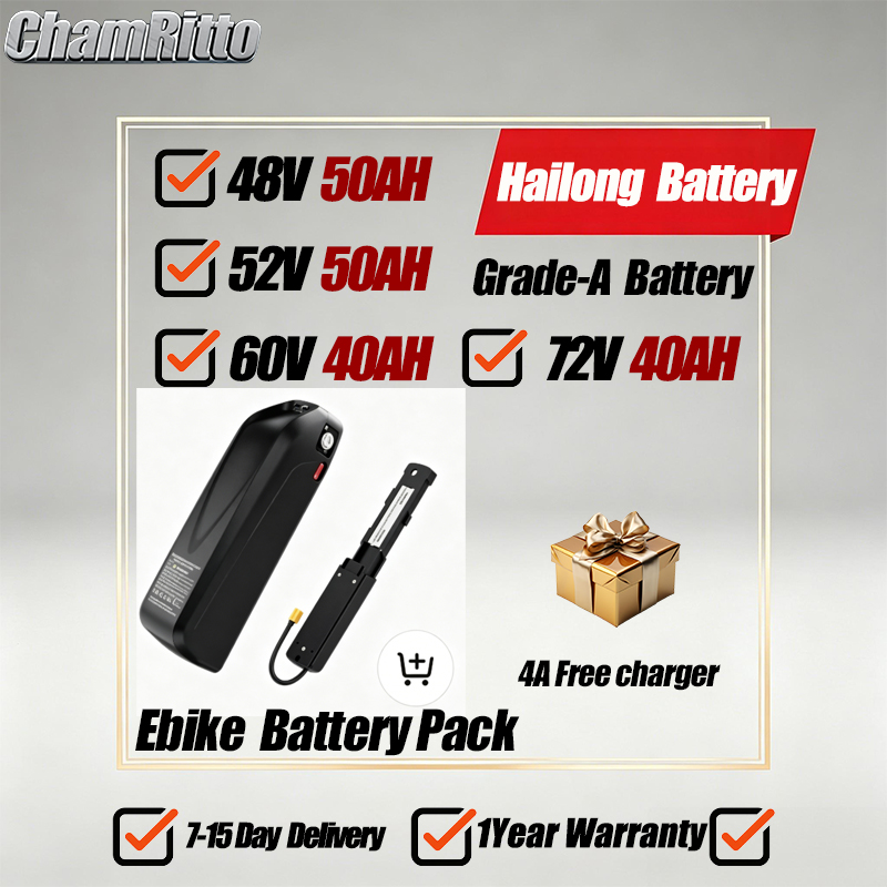 E bike Battery 21700 Hailong P - 72V 50Ah 21700 Lithium Battery recension och pris