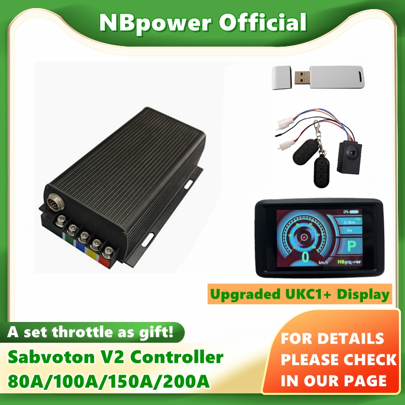 Sabvoton V2 72V 200A/150A/100A - 72V 100A Sabvoton Controller recension och pris