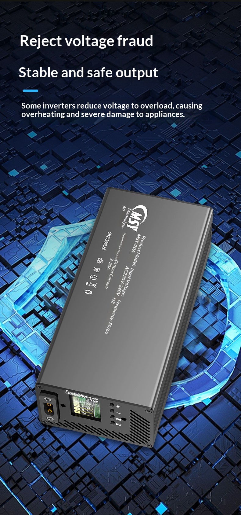 10-93V 2-30A Adjustable Charge - 84V 20A Smart Charger recension och pris
