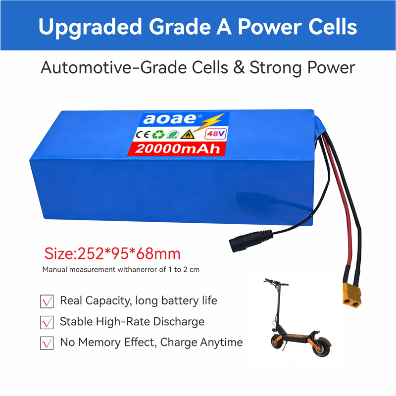 48V Electric Scooter Battery 1 - 60V 50Ah Electric Scooter Battery recension och pris