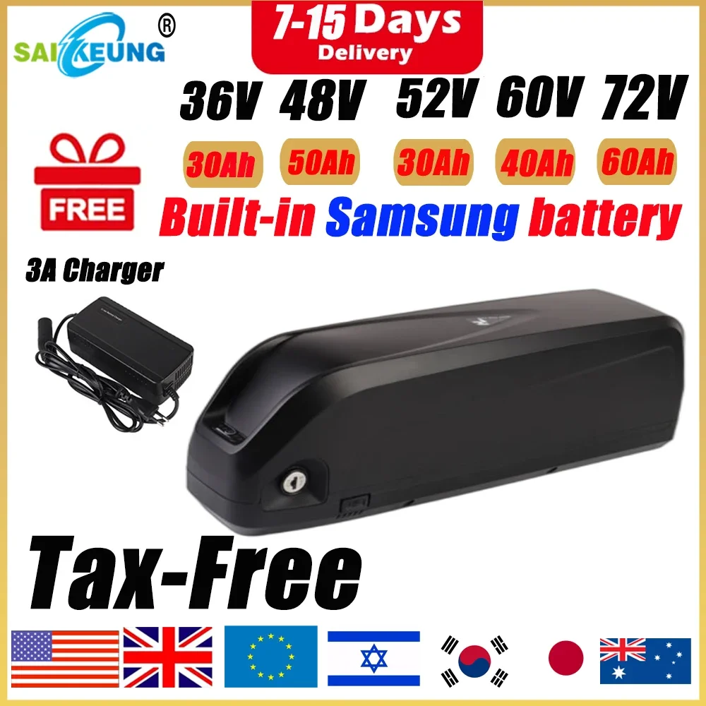 Hailong Polly 48V 52V 60V 36V  - 72V 40Ah Lifepo4 Battery Pack recension och pris