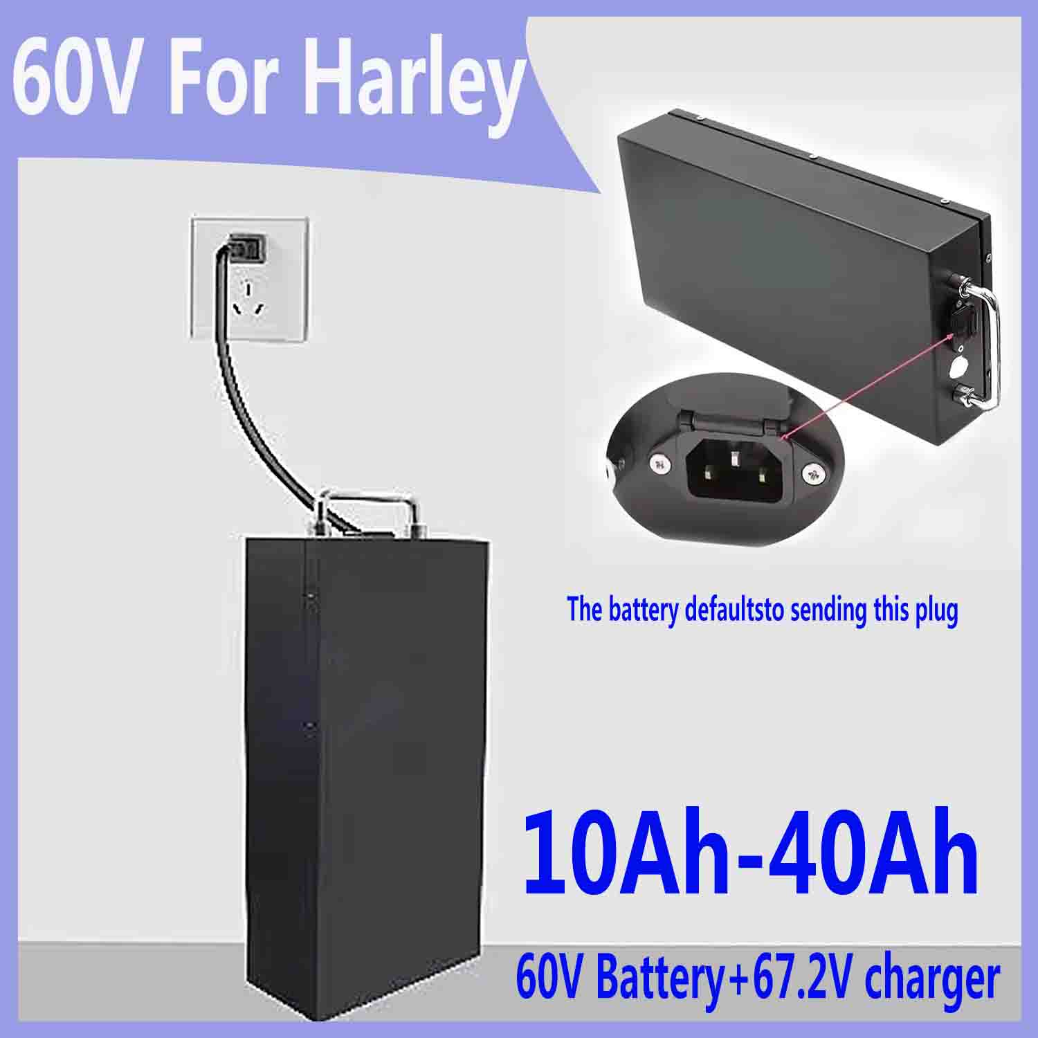 For Harley batteries 60V 20AH  - 60V 50Ah Electric Scooter Battery recension och pris